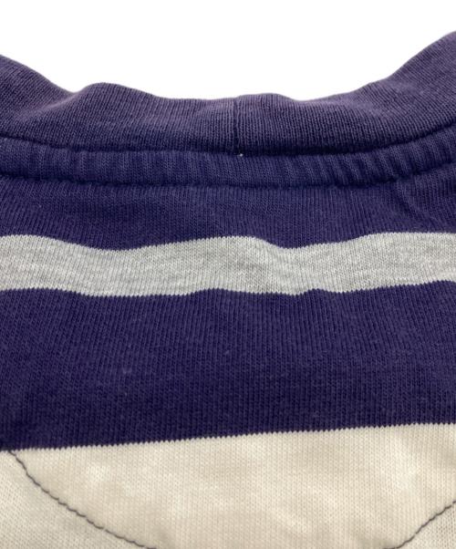 stussy（ステューシー）stussy (ステューシー) ボーダーTシャツ ネイビー サイズ:Lの古着・服飾アイテム