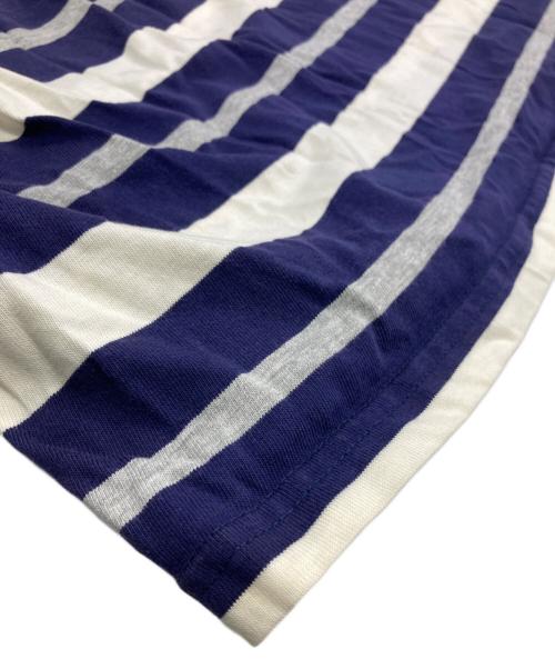 stussy（ステューシー）stussy (ステューシー) ボーダーTシャツ ネイビー サイズ:Lの古着・服飾アイテム