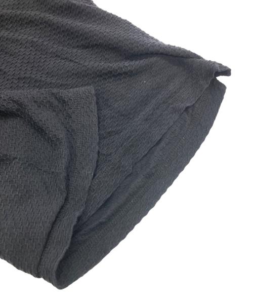 ARMANI COLLEZIONI（アルマーニ コレツィオーニ）ARMANI COLLEZIONI (アルマーニ コレツィオーニ) スキッパーシャツ ブラック サイズ:ＸＬの古着・服飾アイテム