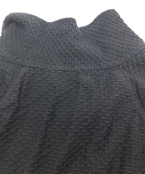 ARMANI COLLEZIONI（アルマーニ コレツィオーニ）ARMANI COLLEZIONI (アルマーニ コレツィオーニ) スキッパーシャツ ブラック サイズ:ＸＬの古着・服飾アイテム