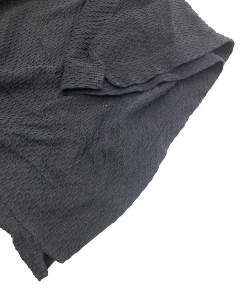 ARMANI COLLEZIONI（アルマーニ コレツィオーニ）ARMANI COLLEZIONI (アルマーニ コレツィオーニ) スキッパーシャツ ブラック サイズ:ＸＬの古着・服飾アイテム