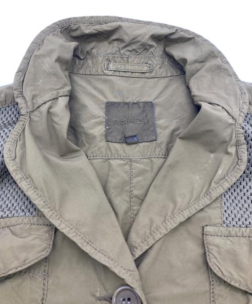 ASPESI（アスペジ）ASPESI (アスペジ) メッシュナイロンジャケット ブラウン サイズ:	SIZE Sの古着・服飾アイテム