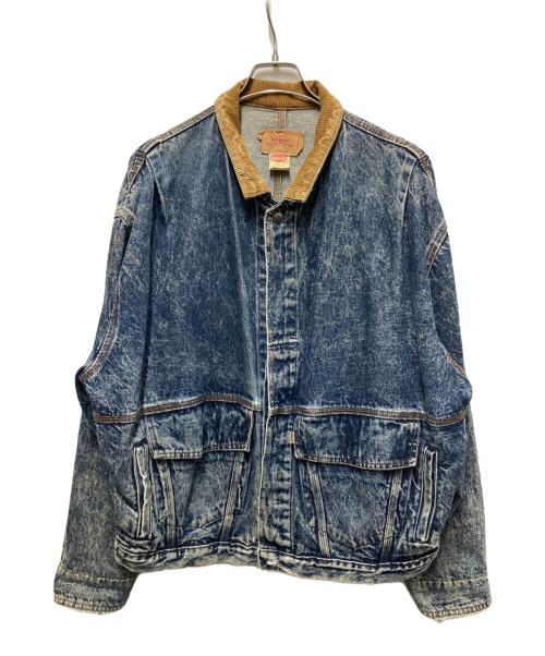 LEVI'S（リーバイス）LEVI'S (リーバイス) 80s 75073 襟コーズ ケミカルウォッシュ デニムジャケット インディゴ サイズ:Lの古着・服飾アイテム