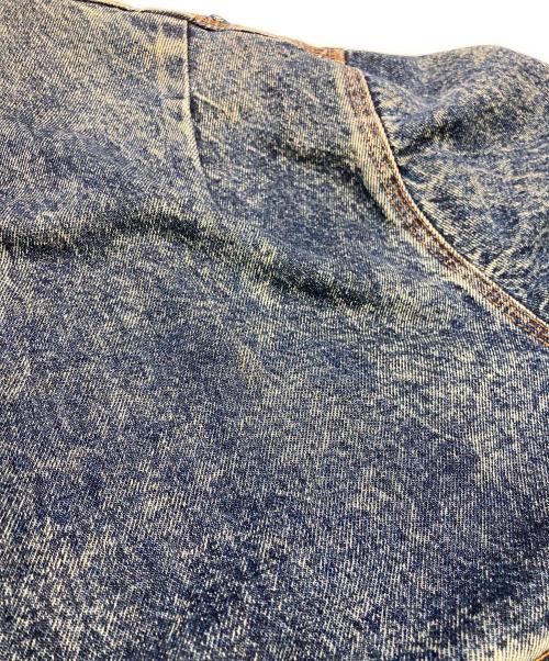 LEVI'S（リーバイス）LEVI'S (リーバイス) 80s 75073 襟コーズ ケミカルウォッシュ デニムジャケット インディゴ サイズ:Lの古着・服飾アイテム