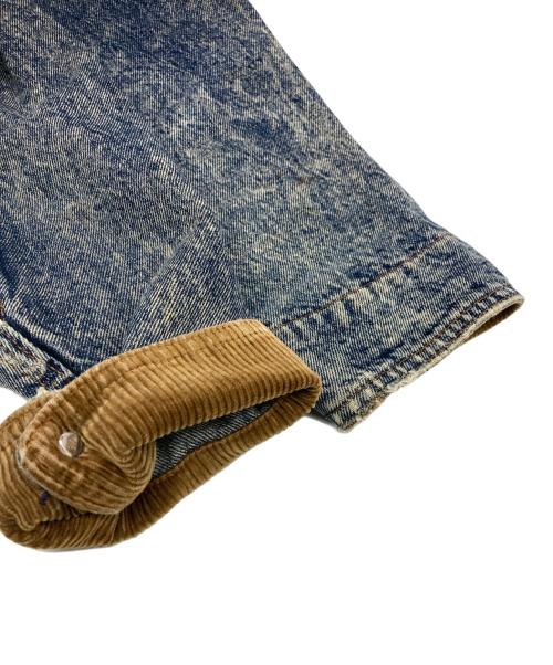 LEVI'S（リーバイス）LEVI'S (リーバイス) 80s 75073 襟コーズ ケミカルウォッシュ デニムジャケット インディゴ サイズ:Lの古着・服飾アイテム