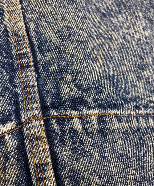 LEVI'S（リーバイス）LEVI'S (リーバイス) 80s 75073 襟コーズ ケミカルウォッシュ デニムジャケット インディゴ サイズ:Lの古着・服飾アイテム