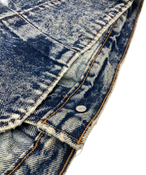 LEVI'S（リーバイス）LEVI'S (リーバイス) 80s 75073 襟コーズ ケミカルウォッシュ デニムジャケット インディゴ サイズ:Lの古着・服飾アイテム
