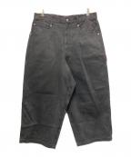 DOG TOWNドッグ タウン）の古着「バギーデニムパンツ」｜ブラック