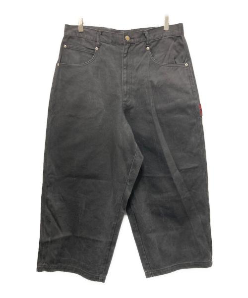 DOG TOWN（ドッグ タウン）DOG TOWN (ドッグ タウン) バギーデニムパンツ ブラック サイズ:不明（実寸サイズ参照）の古着・服飾アイテム