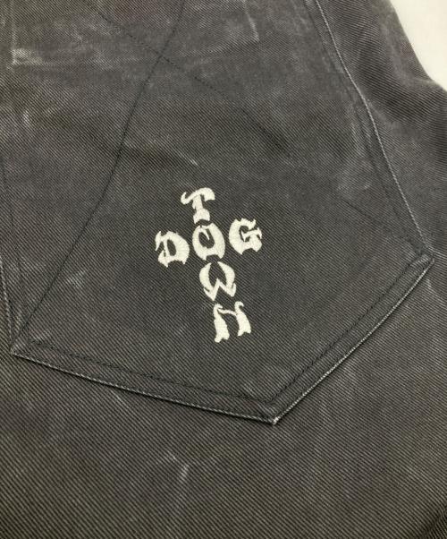 DOG TOWN（ドッグ タウン）DOG TOWN (ドッグ タウン) バギーデニムパンツ ブラック サイズ:不明（実寸サイズ参照）の古着・服飾アイテム