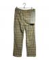 KIKO KOSTADINOV（キコ・コスタディノフ）の古着「HARKMAN TROUSERS/ハークマン トラウザーズ」｜イエロー×グレー