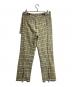 KIKO KOSTADINOV (キコ・コスタディノフ) HARKMAN TROUSERS/ハークマン トラウザーズ イエロー×グレー サイズ:46：25000円