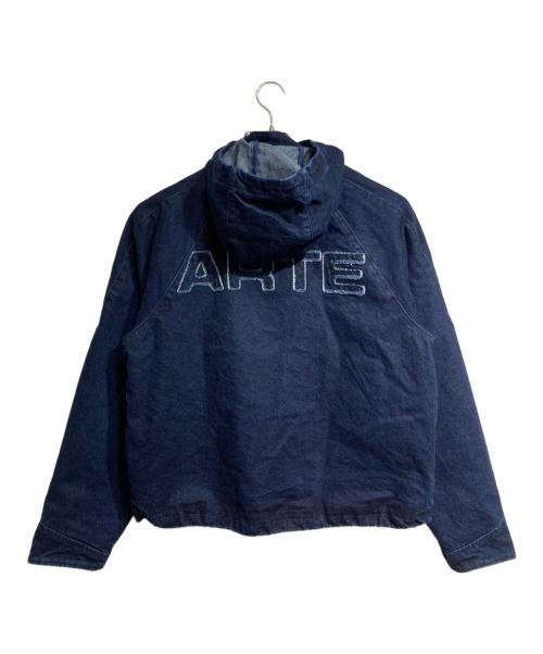 arte Antwerp（アートアントワープ）arte Antwerp (アートアントワープ) Denim Tech jacket/デニム・テック・ジャケット インディゴ サイズ:Sの古着・服飾アイテム