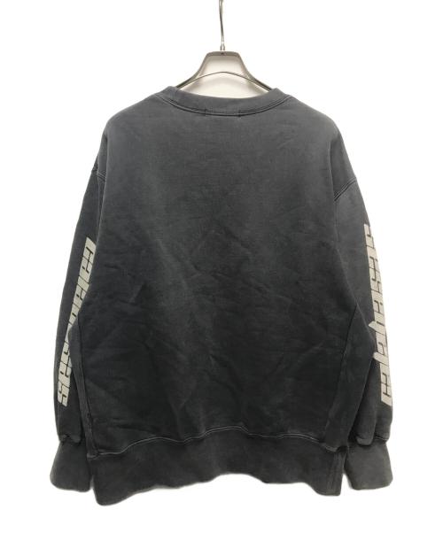 YEEZY SEASON4（イージーシーズン4）YEEZY SEASON4 (イージーシーズン4) アームプリント トレーナー グレー サイズ:Sの古着・服飾アイテム