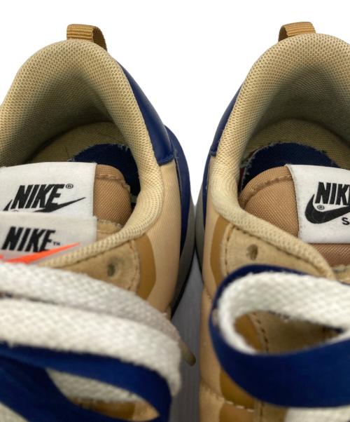 NIKE（ナイキ）NIKE (ナイキ) sacai (サカイ) VaporWaffle 'Sesame Blue Void' ベージュ×ネイビー サイズ:27.5の古着・服飾アイテム