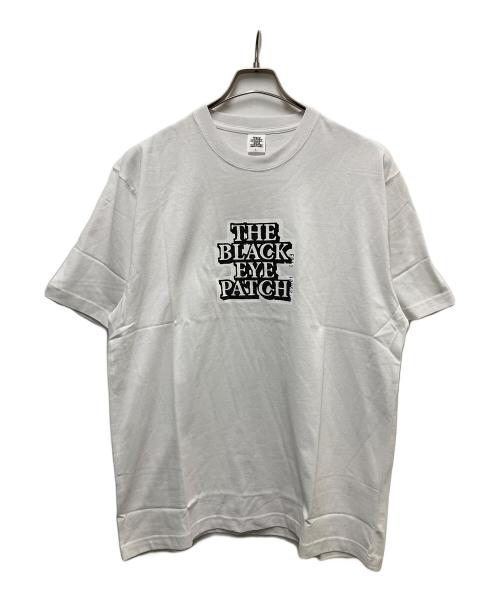 THE BLACK EYE PATCH（ブラックアイパッチ）THE BLACK EYE PATCH (ブラックアイパッチ) ロゴプリントTシャツ ホワイト サイズ:Lの古着・服飾アイテム