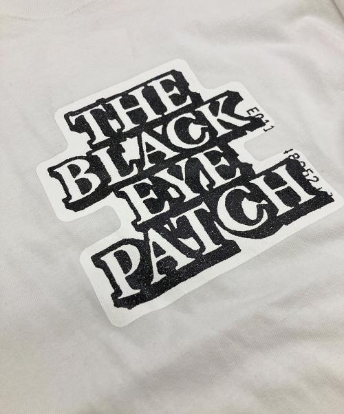 THE BLACK EYE PATCH（ブラックアイパッチ）THE BLACK EYE PATCH (ブラックアイパッチ) ロゴプリントTシャツ ホワイト サイズ:Lの古着・服飾アイテム