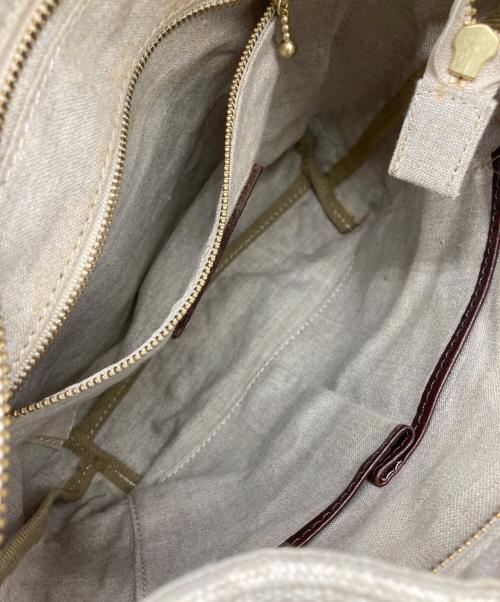 SLOW（スロウ）SLOW (スロウ) レザーショルダーバッグ ブラウンの古着・服飾アイテム