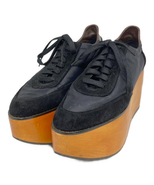 NON TOKYO（ノントーキョー）NON TOKYO (ノントーキョー) ロッキンレーサー レースアップ スニーカー ブラック サイズ:SIZE M　（約２４cm）の古着・服飾アイテム
