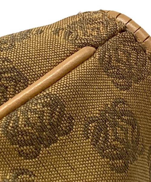LOEWE（ロエベ）LOEWE (ロエベ) アナグラムキャンバスショルダーポーチ ブラウンの古着・服飾アイテム