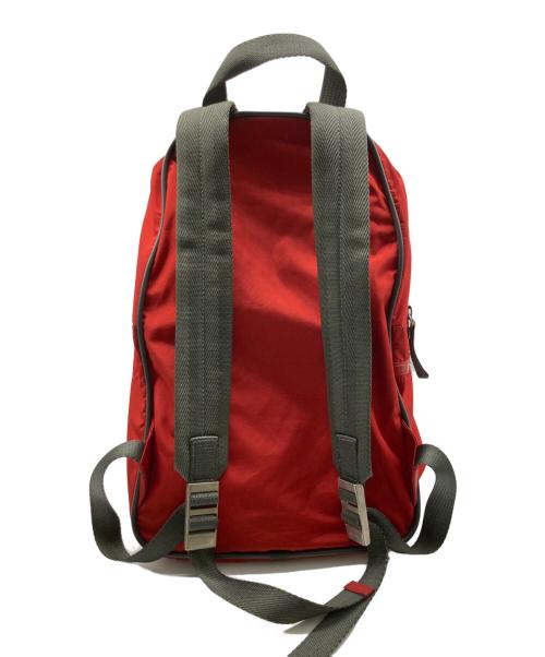 PRADA SPORTS（プラダスポーツ）PRADA SPORTS (プラダスポーツ) スクエアナイロンリュック レッド サイズ:Free(実寸参照）の古着・服飾アイテム