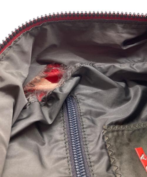 PRADA SPORTS（プラダスポーツ）PRADA SPORTS (プラダスポーツ) スクエアナイロンリュック レッド サイズ:Free(実寸参照）の古着・服飾アイテム