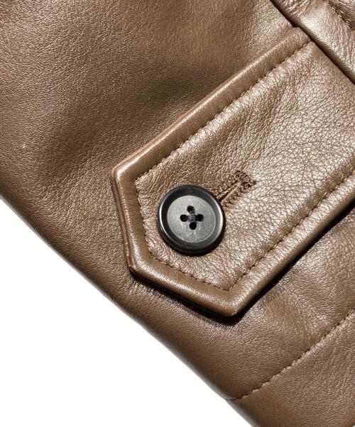 CCU（シーシーユー）CCU (シーシーユー) CHARLIE  STORM P COAT/チャーリー・ストーム・ピーコート ブラウン サイズ:2の古着・服飾アイテム