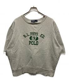 POLO RALPH LAUREN（ポロ・ラルフローレン）の古着「半袖スウェット」｜グレー