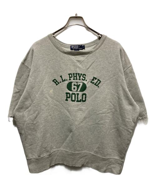 POLO RALPH LAUREN（ポロ・ラルフローレン）POLO RALPH LAUREN (ポロ・ラルフローレン) 半袖スウェット グレー サイズ:	SIZE Lの古着・服飾アイテム
