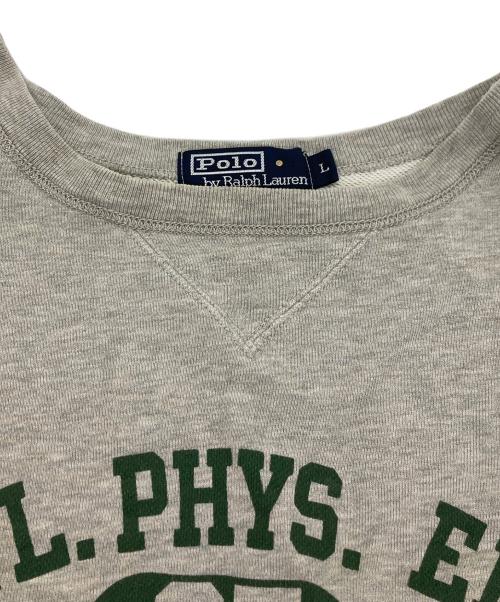 POLO RALPH LAUREN（ポロ・ラルフローレン）POLO RALPH LAUREN (ポロ・ラルフローレン) 半袖スウェット グレー サイズ:	SIZE Lの古着・服飾アイテム