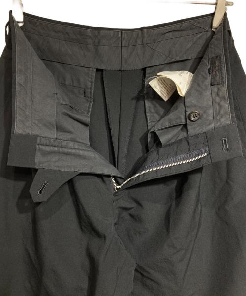 COMME des GARCONS HOMME（コムデギャルソン オム）COMME des GARCONS HOMME (コムデギャルソン オム) ウールトロピカル2タックスラックス/2-Tack Wool Tropical Trousers ブラック サイズ:Lの古着・服飾アイテム
