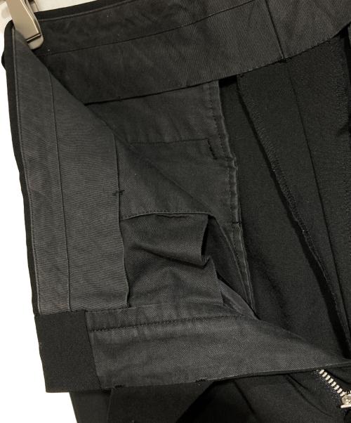COMME des GARCONS HOMME（コムデギャルソン オム）COMME des GARCONS HOMME (コムデギャルソン オム) ウールトロピカル2タックスラックス/2-Tack Wool Tropical Trousers ブラック サイズ:Lの古着・服飾アイテム