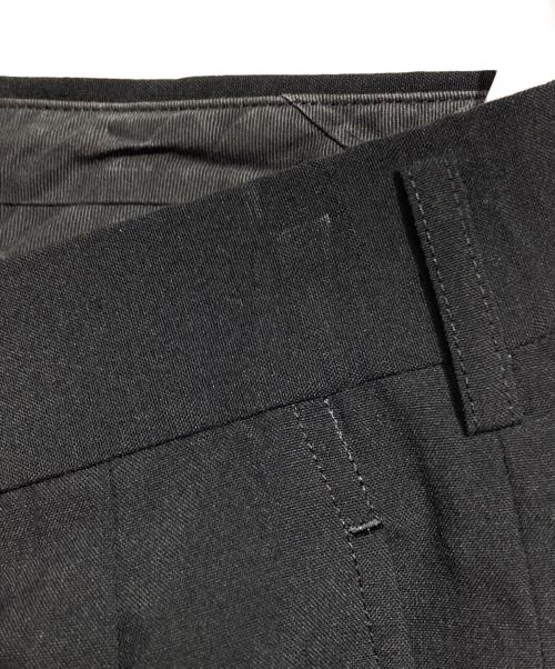 COMME des GARCONS HOMME（コムデギャルソン オム）COMME des GARCONS HOMME (コムデギャルソン オム) ウールトロピカル2タックスラックス/2-Tack Wool Tropical Trousers ブラック サイズ:Lの古着・服飾アイテム