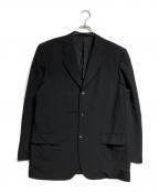 COMME des GARCONS HOMMEコムデギャルソン オム）の古着「ウールトロピカル3Bジャケット/Tropical Wool 3-Button Jacket」｜ブラック