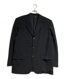 COMME des GARCONS HOMME（コムデギャルソン オム）の古着「ウールトロピカル3Bジャケット/Tropical Wool 3-Button Jacket」｜ブラック