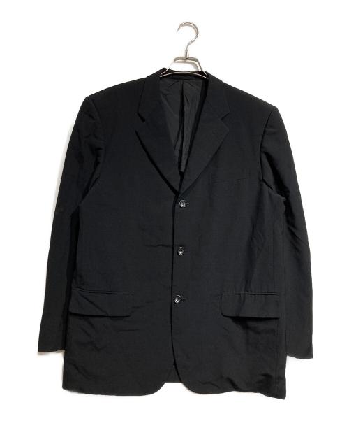 COMME des GARCONS HOMME（コムデギャルソン オム）COMME des GARCONS HOMME (コムデギャルソン オム) ウールトロピカル3Bジャケット/Tropical Wool 3-Button Jacket ブラック サイズ:Lの古着・服飾アイテム