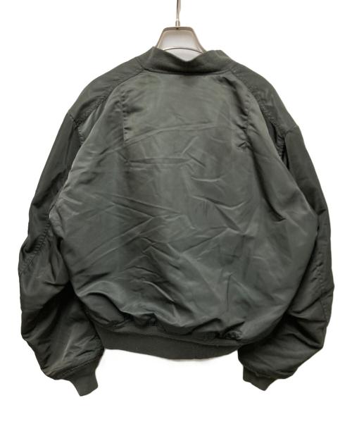 ALPHA（アルファ）ALPHA (アルファ) MA-1フライトジャケット オリーブ サイズ:Lの古着・服飾アイテム