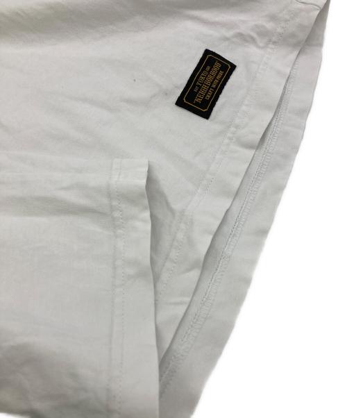 NEIGHBORHOOD（ネイバーフッド）NEIGHBORHOOD (ネイバーフッド) Bolt Printed Cotton-Jersey T-Shirt ホワイト サイズ:Lの古着・服飾アイテム