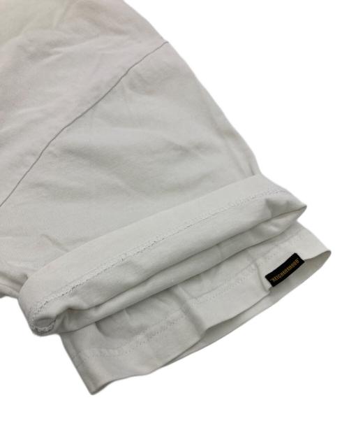 NEIGHBORHOOD（ネイバーフッド）NEIGHBORHOOD (ネイバーフッド) Bolt Printed Cotton-Jersey T-Shirt ホワイト サイズ:Lの古着・服飾アイテム