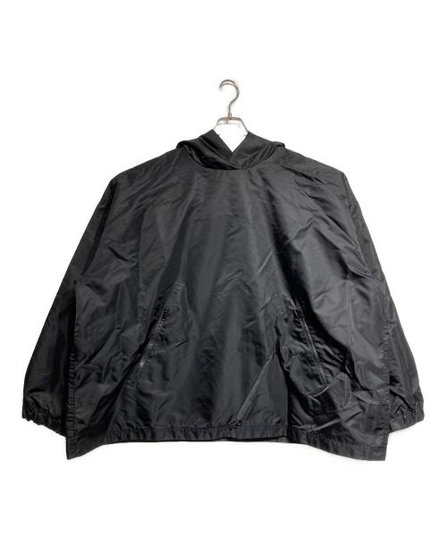 BALENCIAGA（バレンシアガ）BALENCIAGA (バレンシアガ) フーデットナイロンジャケット/ Hooded Nylon Jacket  ブラック サイズ:Lの古着・服飾アイテム