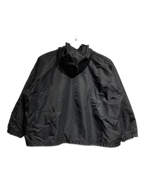 BALENCIAGA（バレンシアガ）BALENCIAGA (バレンシアガ) フーデットナイロンジャケット/ Hooded Nylon Jacket  ブラック サイズ:Lの古着・服飾アイテム