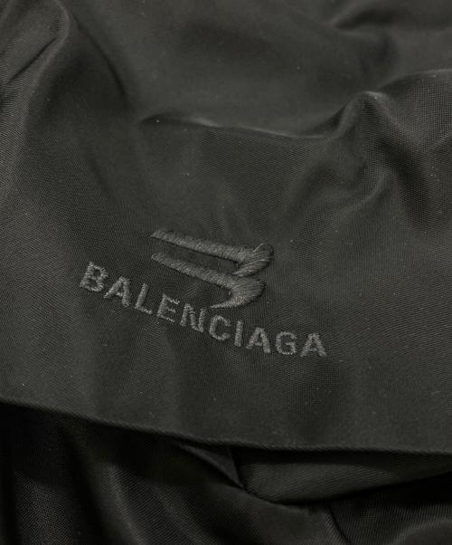BALENCIAGA（バレンシアガ）BALENCIAGA (バレンシアガ) フーデットナイロンジャケット/ Hooded Nylon Jacket  ブラック サイズ:Lの古着・服飾アイテム