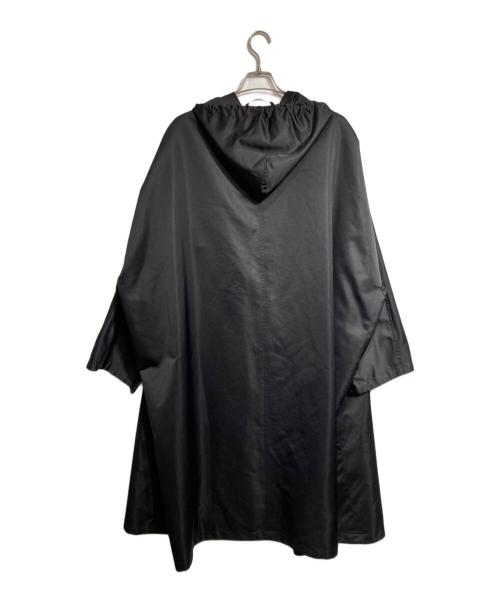 BALENCIAGA（バレンシアガ）BALENCIAGA (バレンシアガ) サテンオーバーフーデッドコート/Satin Over Hooded Coat ブラック サイズ:36の古着・服飾アイテム