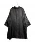 BALENCIAGA（バレンシアガ）の古着「サテンオーバーフーデッドコート/Satin Over Hooded Coat」｜ブラック