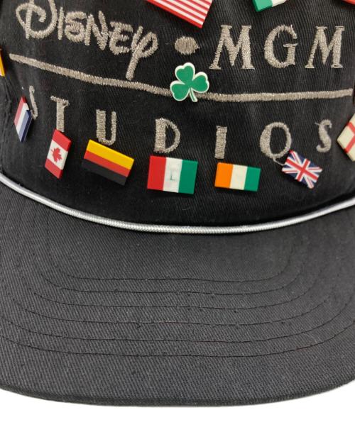 DISNEY（ディズニー）Disney (ディズニー) 80s MGM Studiosキャップ ブラックの古着・服飾アイテム