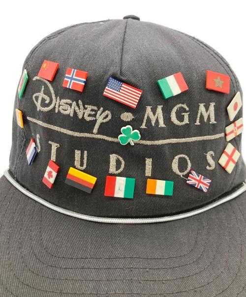 DISNEY（ディズニー）Disney (ディズニー) 80s MGM Studiosキャップ ブラックの古着・服飾アイテム