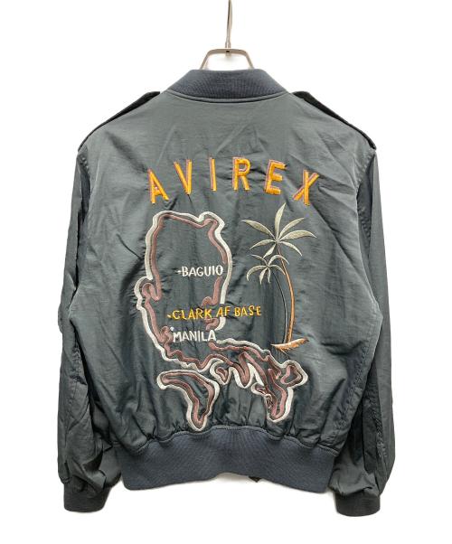 AVIREX（アヴィレックス）AVIREX (アヴィレックス) L2－B TYPE スカジャン グレー サイズ:Mの古着・服飾アイテム