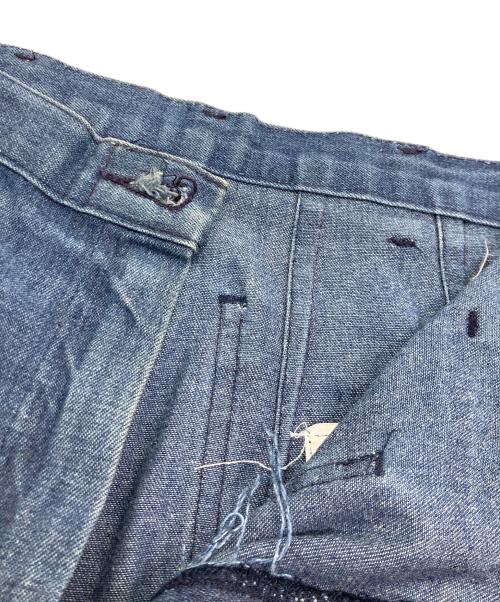 navdungaree（ユーエスネイビー）navdungaree (ユーエスネイビー) セーラーデニムパンツ インディゴ サイズ:不明の古着・服飾アイテム