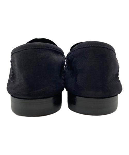 GUCCI（グッチ）GUCCI (グッチ) ホースビットスウェードローファー/Suede Horsebit Loafers ブラック サイズ:8の古着・服飾アイテム