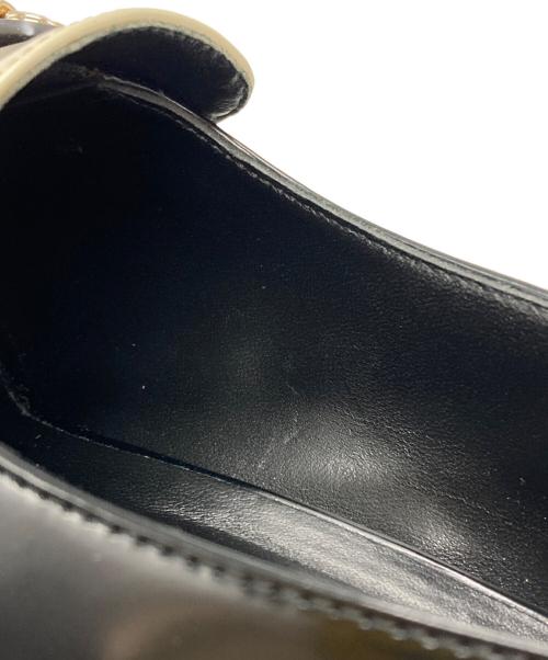 GUCCI（グッチ）GUCCI (グッチ) Savoy Loafers/サヴォイローファー ブラック×ホワイト サイズ:39の古着・服飾アイテム